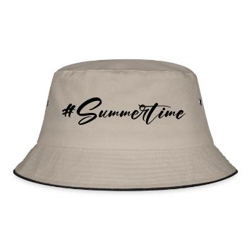 Summertime - Bucket Hat - khaki/black - Front