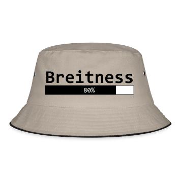 Breitness 80 - Bucket Hat - Khaki/Schwarz - Vorne