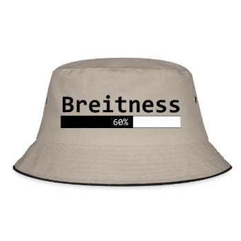 Breitness 60 - Bucket Hat - Khaki/Schwarz - Vorne
