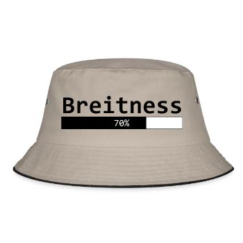 Breitness 70 - Bucket Hat - Khaki/Schwarz - Vorne
