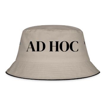 Ad Hoc – Phrase latine minimale au style intemporel - Bob - kaki/noir - Devant