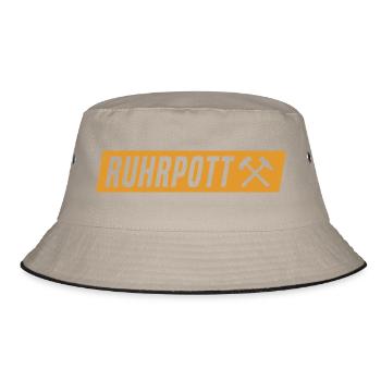 Ruhrpott - Ruhr Pott - Zeche - Zollverein - NRW - Bucket Hat - khaki/black - Front