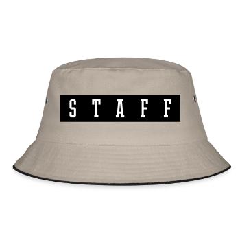 Staff - Bucket Hat - khaki/black - Front