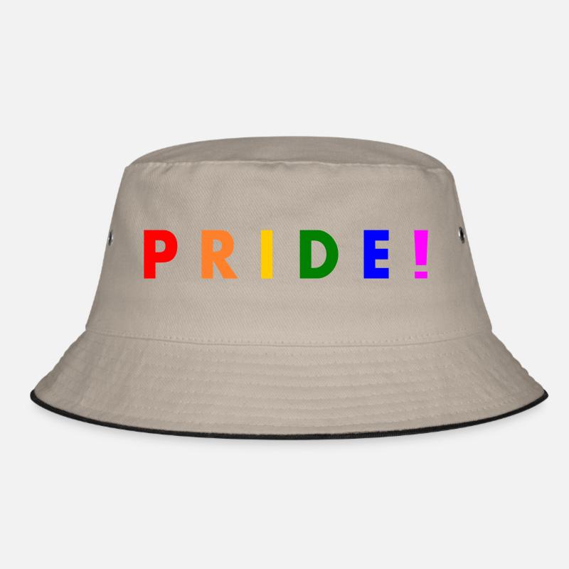 Pride - Bucket Hat - Khaki/Schwarz