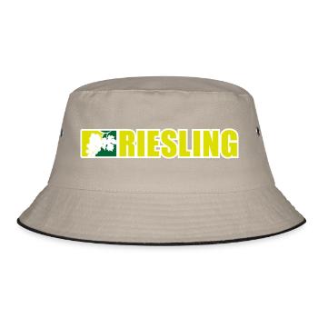 MLW - Team Riesling - Bucket Hat - Khaki/Schwarz - Vorne