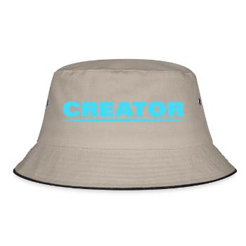 CREATOR - Bucket Hat - khaki/black - Front