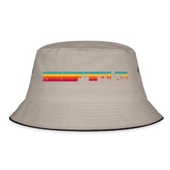 Bristol skyline retro - Bucket Hat - khaki/black - Front