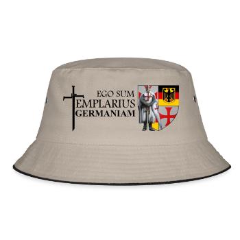 ESTGermaniam - Bucket Hat - Khaki/Schwarz - Vorne