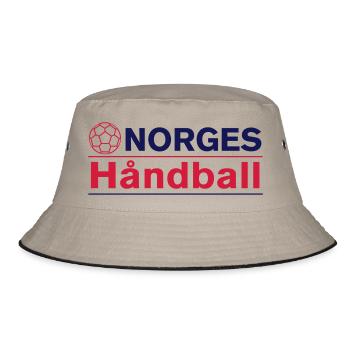 Norges-Handball - Bucket Hat - Khaki/Schwarz - Vorne