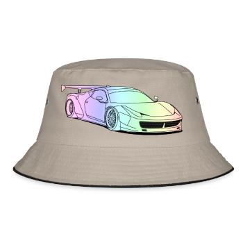 custom car colourful - Bob - kaki/noir - Devant