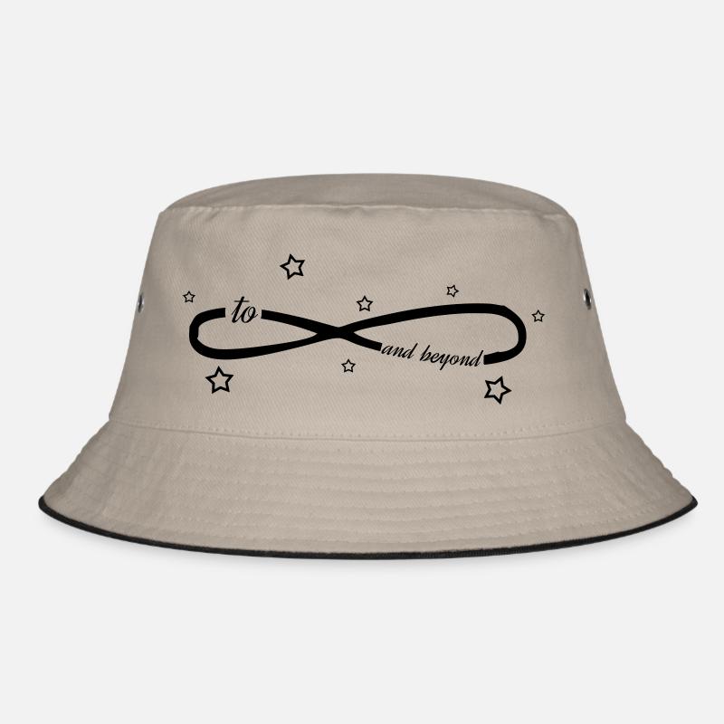 Bis zur Unendlichkeit und weiter - Bucket Hat - Khaki/Schwarz