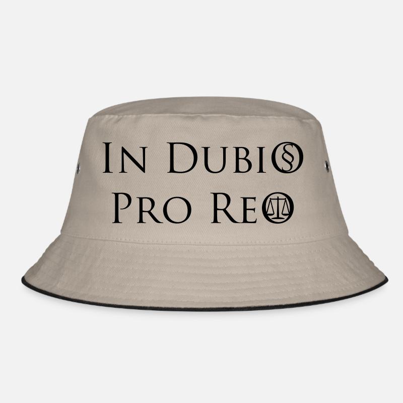 In Dubio per Reo - Bucket Hat - khaki/black