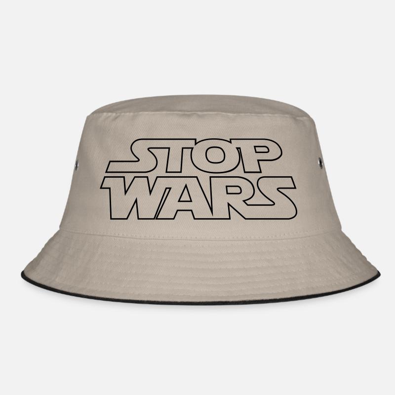 War opponents Stop Wars Bucket Hat