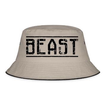 Beast - Bucket Hat - khaki/black - Front