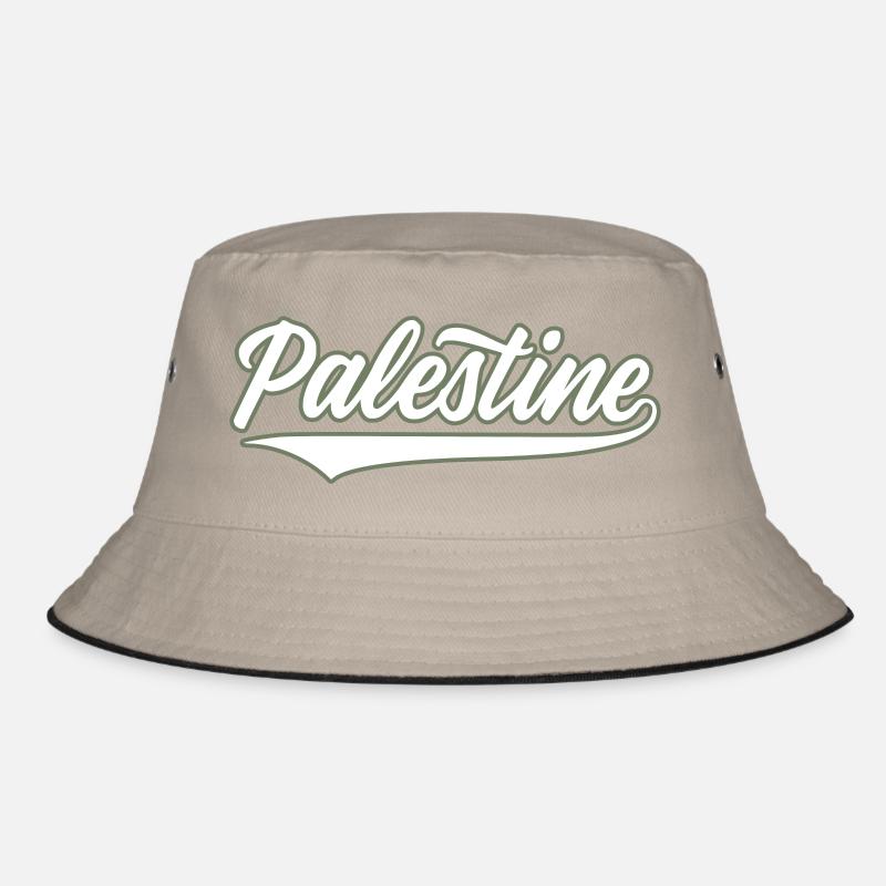 Palestine style baseball vert olive-blanc Bob