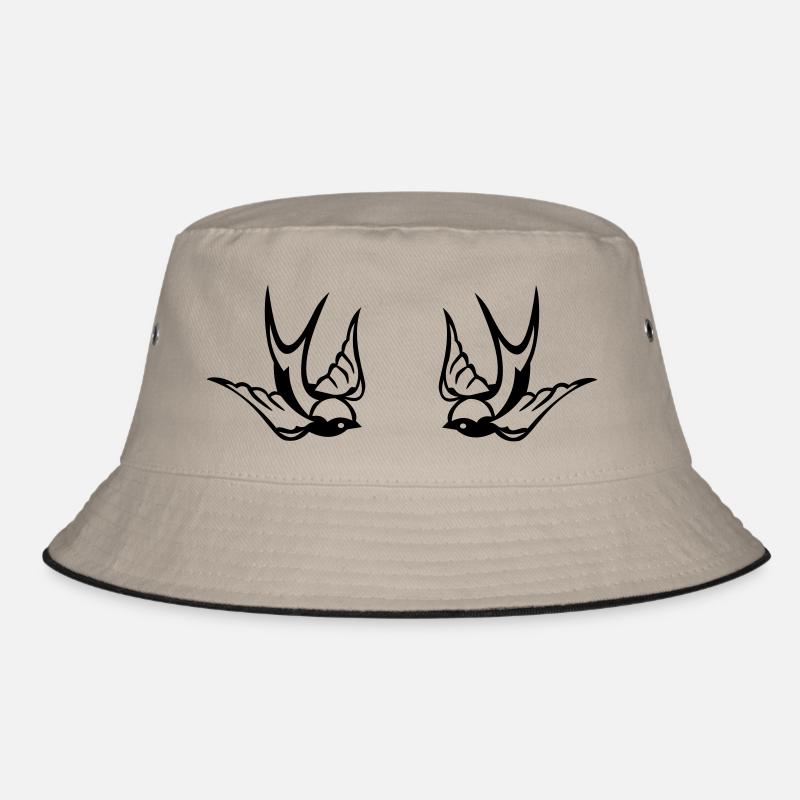 Swallows pair Bucket Hat
