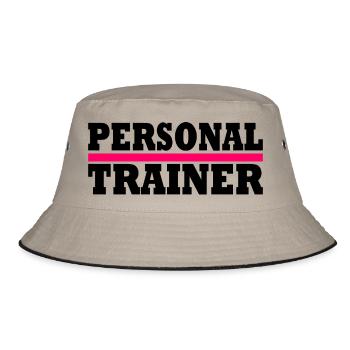 Personal trainer - Bucket Hat - khaki/black - Front