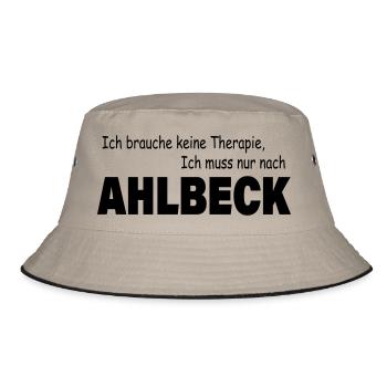 Therapy AHLBECK - Bucket Hat - khaki/black - Front
