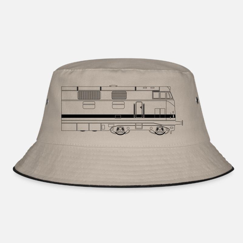 V180 BR 118 DR Reichsbahn line line half right Bucket Hat