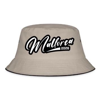 Mallorca 2026 lettering - Bucket Hat - khaki/black - Front
