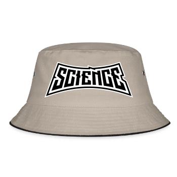 Science Science Statement Nerd Education Saying - Bucket Hat - khaki/black - Front