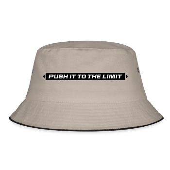 Push It To The Limit - Bucket Hat - khaki/black - Front