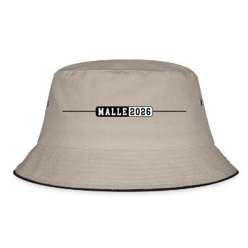 Malle 2026 - Bucket Hat - khaki/black - Front