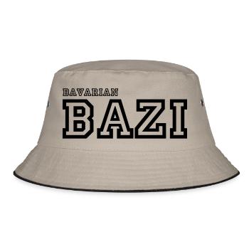 Bavarian Bazi - Bucket Hat - Khaki/Schwarz - Vorne