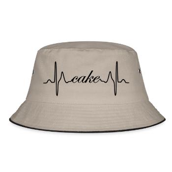 ECG de rythme cardiaque de cake - Bob - kaki/noir - Devant