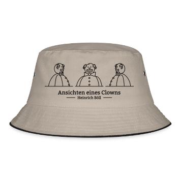Ansichten eines Clowns (einfarbig) - Bucket Hat - Khaki/Schwarz - Vorne