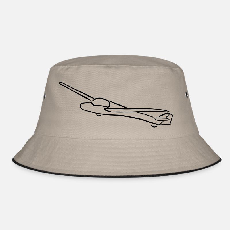 glider - Bucket Hat - khaki/black