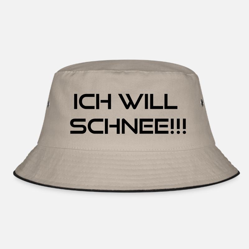ich will schnee Bucket Hat