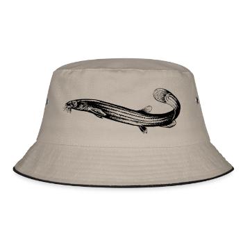 Schlammpeitzger - Bucket Hat - Khaki/Schwarz - Vorne