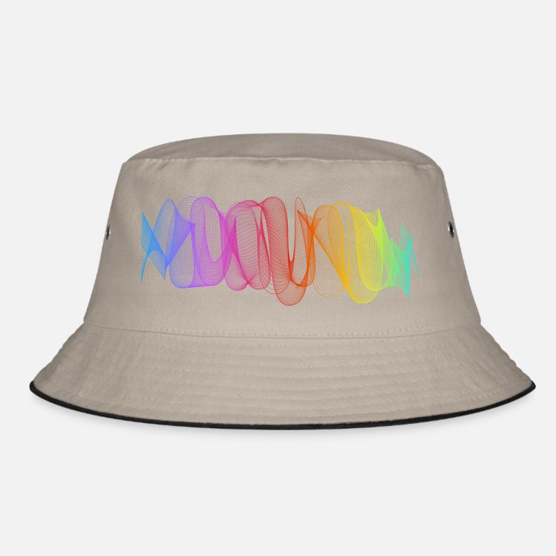 Abstrakte Linien Design 10 Bucket Hat