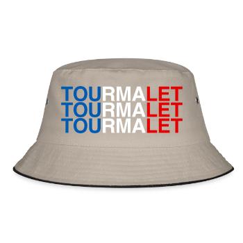 TOURMALET France Drapeau Français - Bob - kaki/noir - Devant