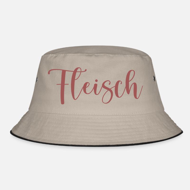 Fleisch - Bucket Hat - Khaki/Schwarz