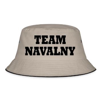 Team navalny - Bucket Hat - khaki/black - Front