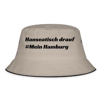 Hamburg - Bucket Hat - Khaki/Schwarz - Vorne