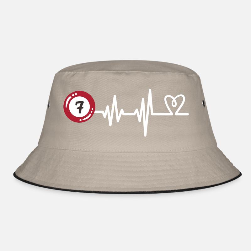 Billard Billardkugel - Bucket Hat - Khaki/Schwarz