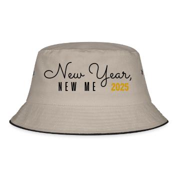 New Year, New me - Bucket Hat - khaki/black - Front