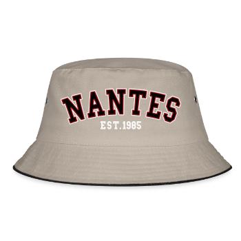 Nantes Est. 1985 - Bucket Hat - khaki/black - Front