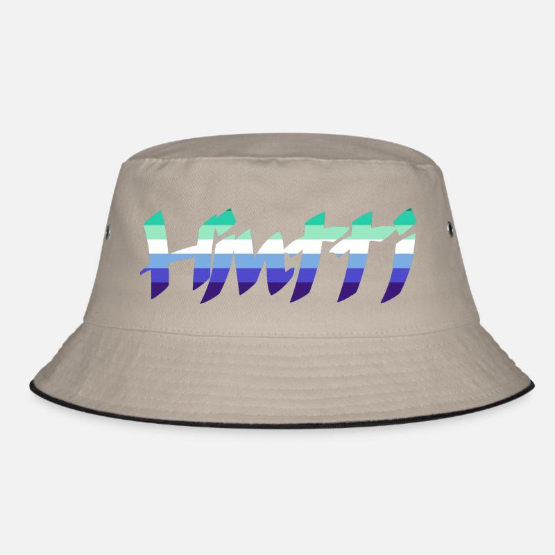 Schwuler Mann - Bucket Hat - Khaki/Schwarz