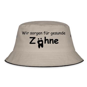 Healthy Teeth - Bucket Hat - khaki/black - Front
