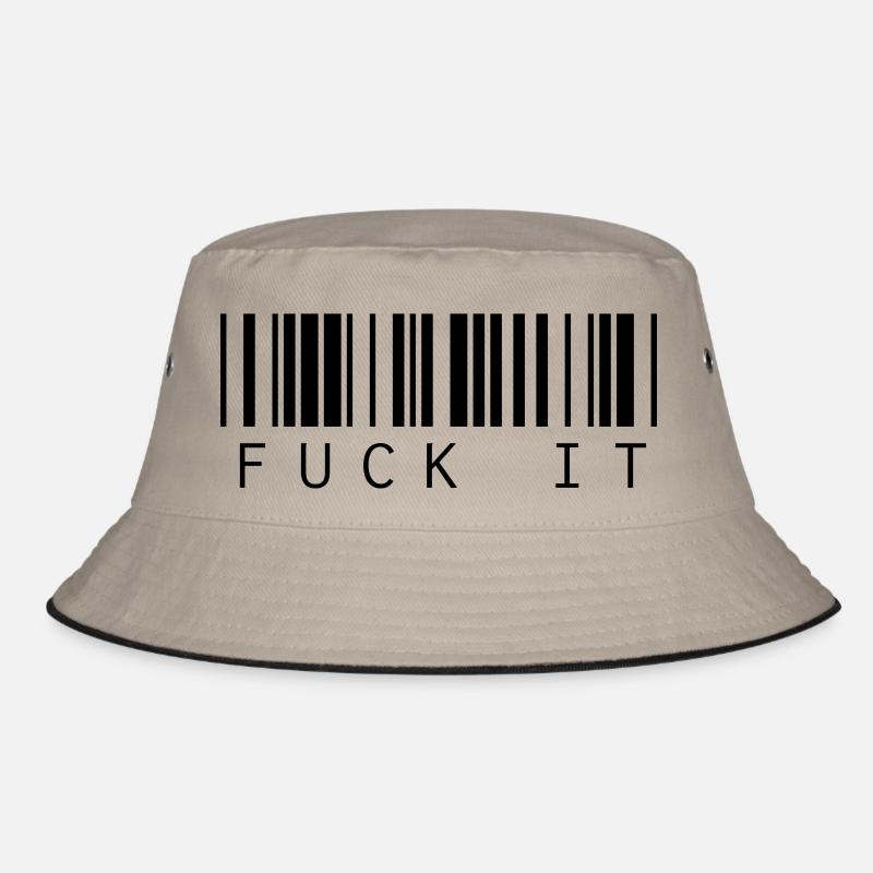 Barcode Fuck it Bucket Hat