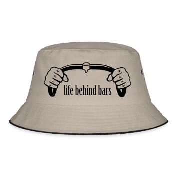Bicycle Bars - Bucket Hat - khaki/black - Front