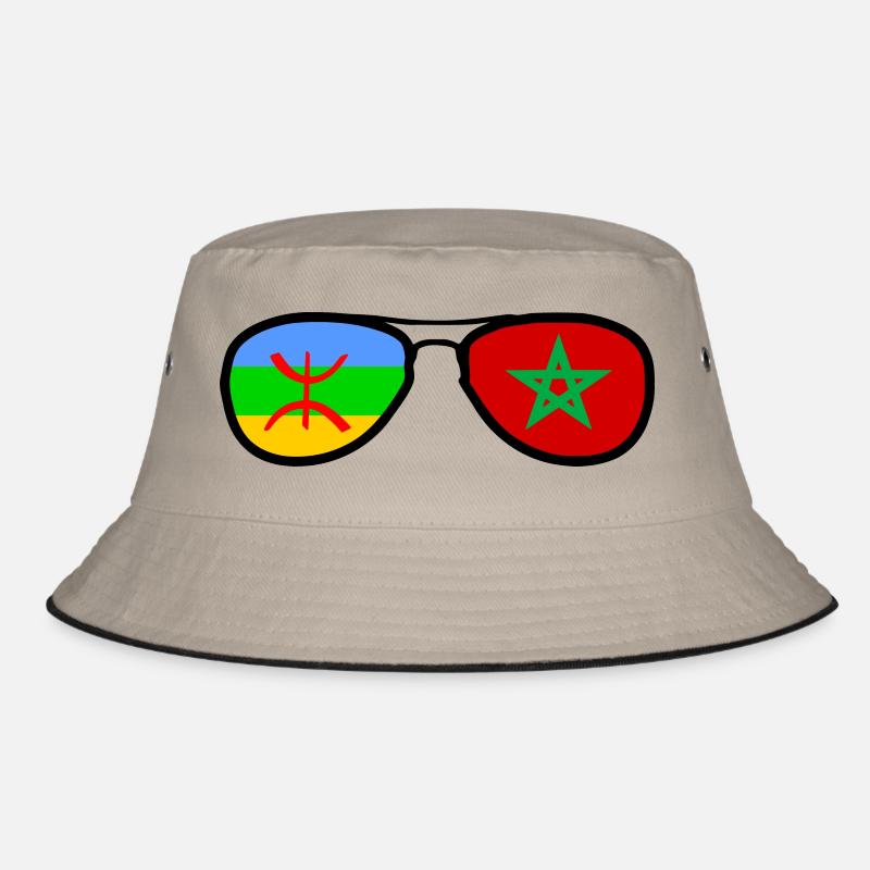 Drapeau Amazigh Maroc - lunettes Bob