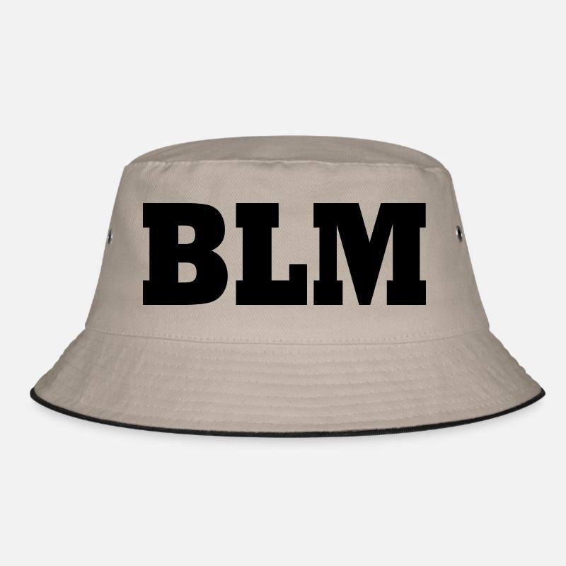 Blm - Bucket Hat - Khaki/Schwarz