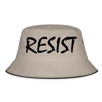 Resist - Bucket Hat - khaki/black - Front