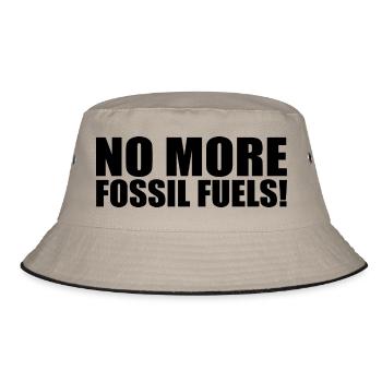 No more fossil fuels - Bob - kaki/noir - Devant