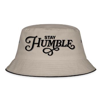 Stay Humble - Bucket Hat - khaki/black - Front